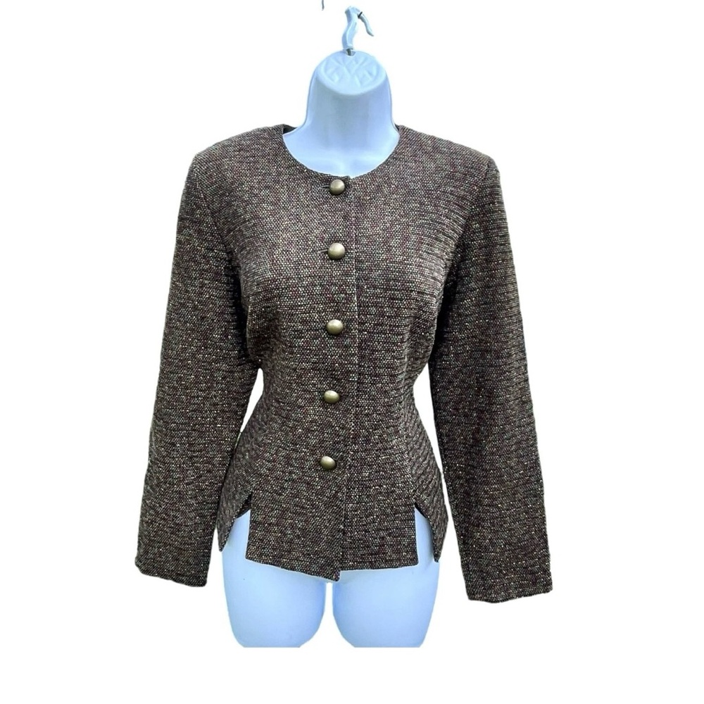 Vintage 1990’s Leslie Fay metallic blazer